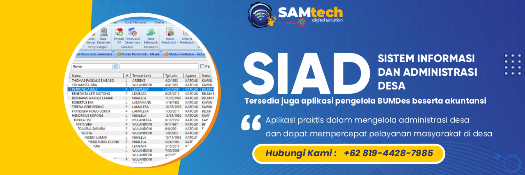 Sistem Informasi Administrasi Desa